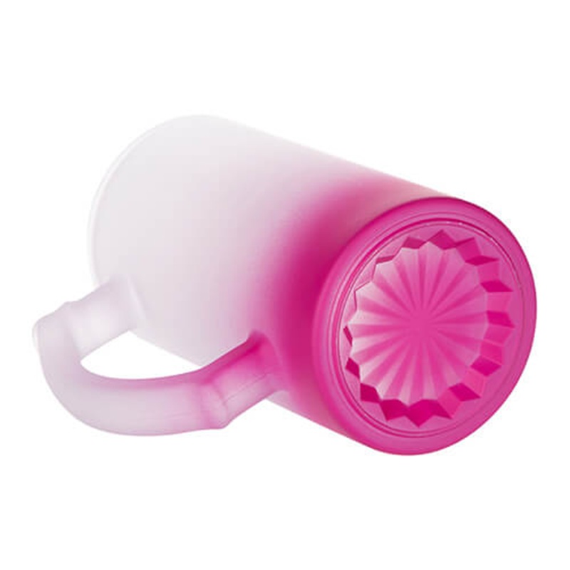Chope de bière en verre givré dégradé 470 ml pour sublimation – Image 3