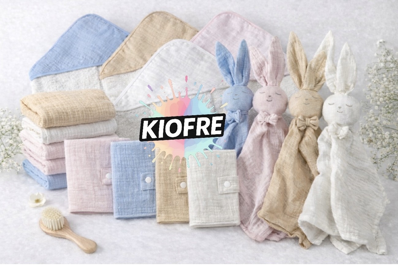 Doudou en gaze de coton personnalisable – Vierge à marquer – Image 2
