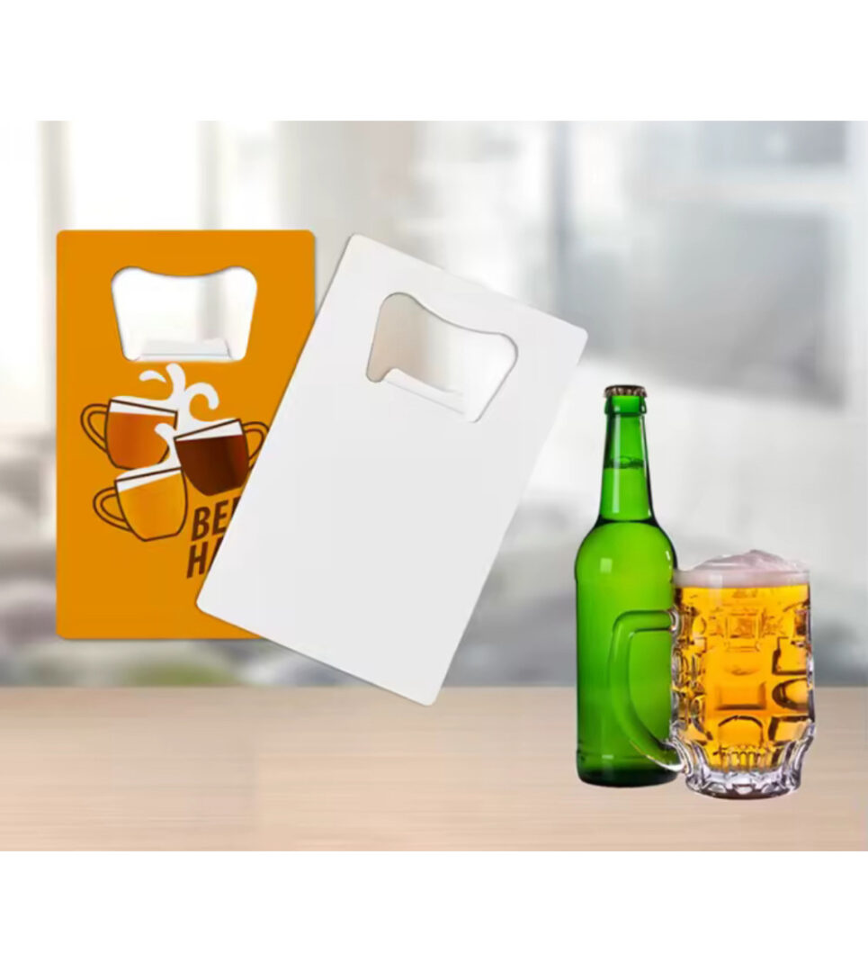 Décapsuleur métallique – Sublimation blanc – Image 2