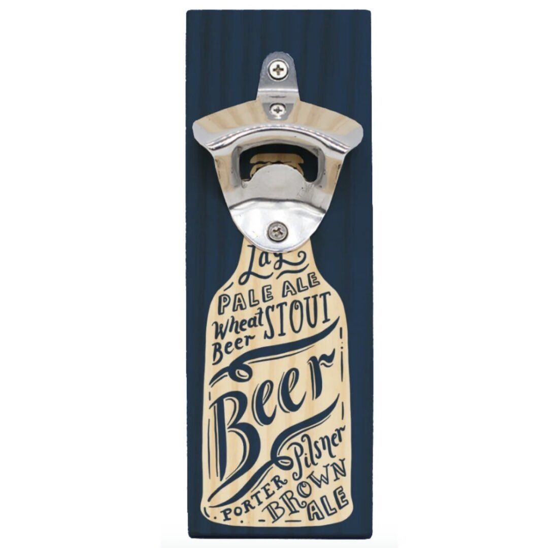 Décapsuleur mural en bois vierge aimanté pour sublimation – Image 2