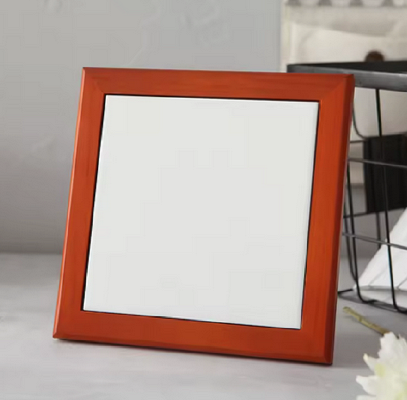 Dessous de plat / cadre bois 2 en 1 avec carreau céramique personnalisable – sublimation