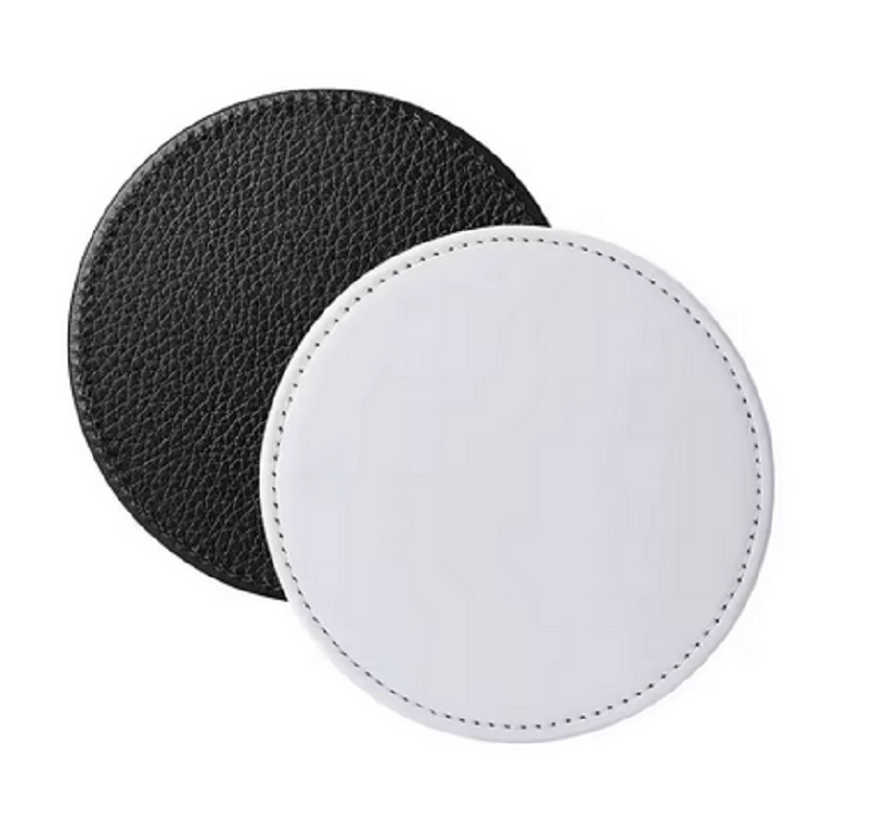 Dessous de Verre en Similicuir pour Sublimation – Rond ou Carré – Image 2