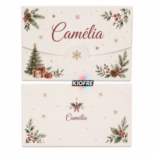 Enveloppe en carton pour sublimation 7 x 10,5 cm – Support personnalisable pour cartes cadeaux, billets et chèques cadeaux