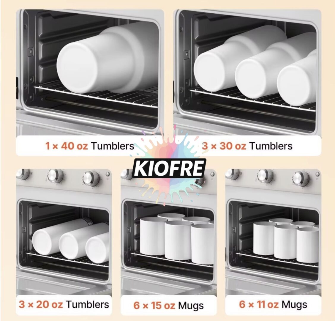 Four de Sublimation Craft Express 25 L – Vert Clair – Image 2