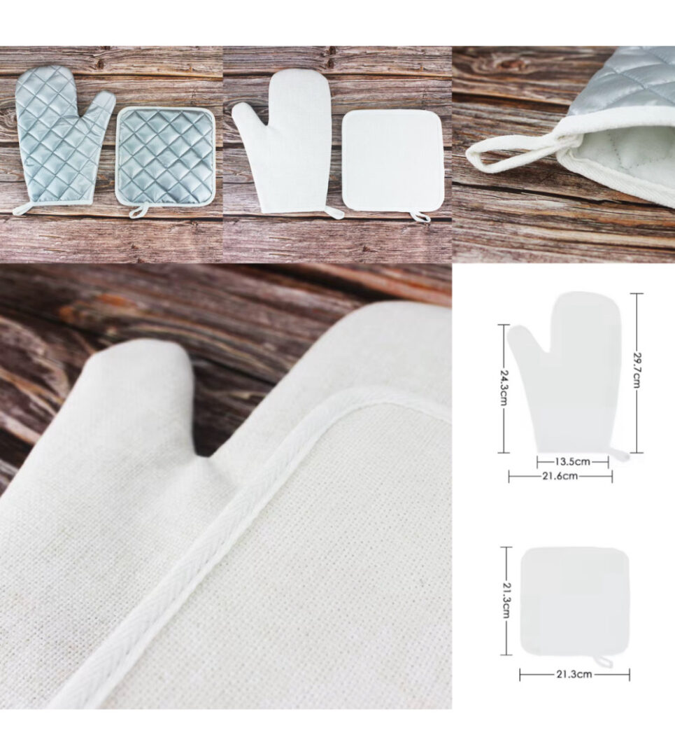 Gant + manique anti-chaleur – Sublimation beige – Image 5