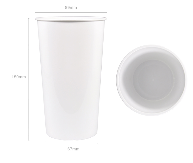 Gobelet / Verre polymère 20oz – Sublimation blanc – Image 2