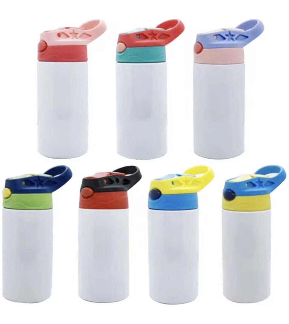 Gourde Thermos 360 ml -12 oz en Acier Inoxydable 304 – Blanche Sublimation – Isotherme – Image 6
