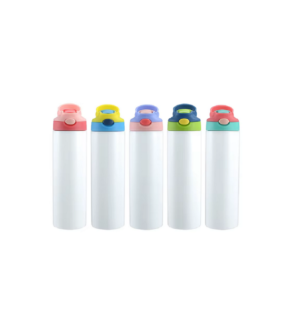 Gourde Thermos 600 ml en inox 304 – Blanche isotherme sublimation personnalisable
