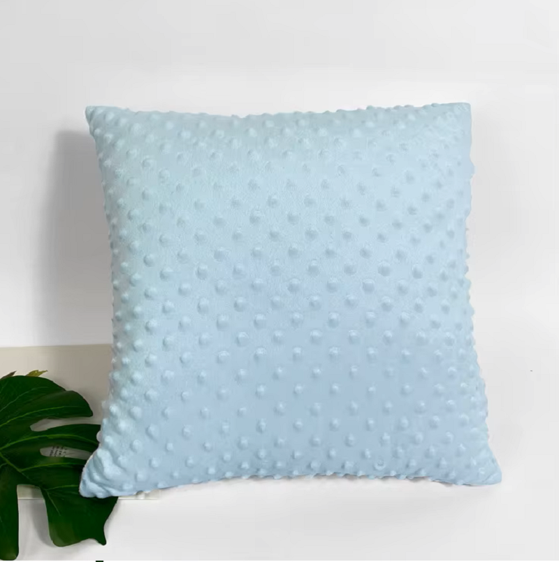 Housse de coussin Minky 40 x 40 cm pour sublimation – Une face blanche imprimable – Fermeture éclair – Image 3