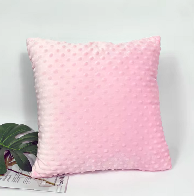 Housse de coussin Minky 40 x 40 cm pour sublimation – Une face blanche imprimable – Fermeture éclair – Image 4