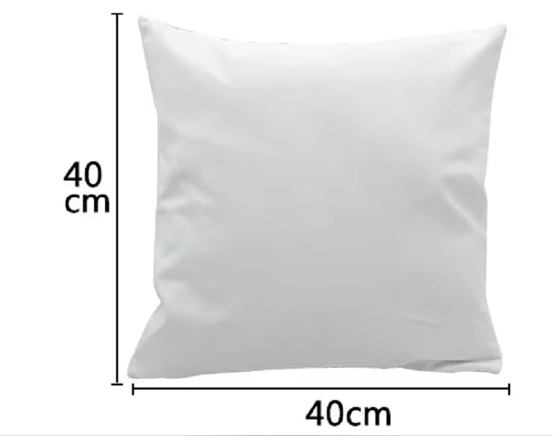 Housse de Coussin Blanche pour Sublimation – Support Personnalisable – Image 2