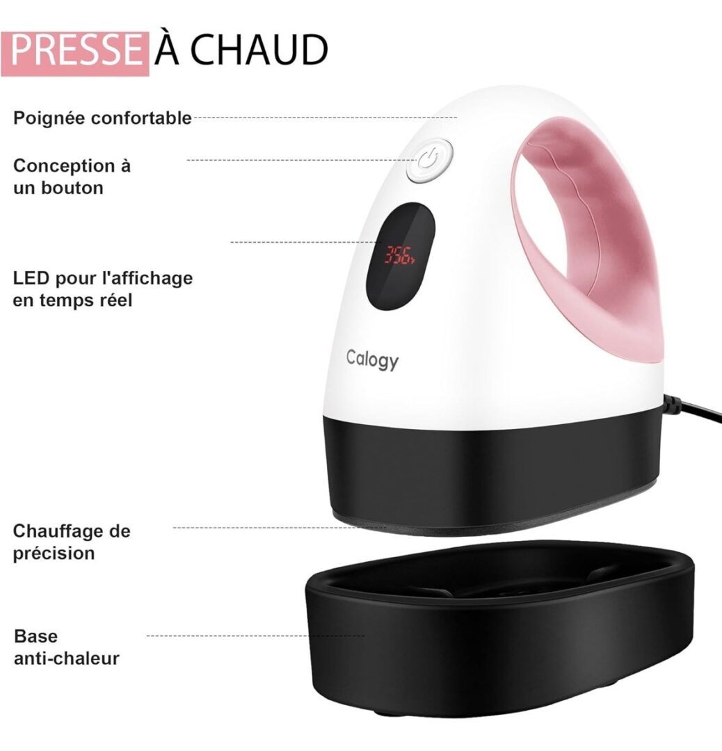 Mini Presse à Chaud LED Calogy pour Sublimation, Flocage et DTF – Image 3