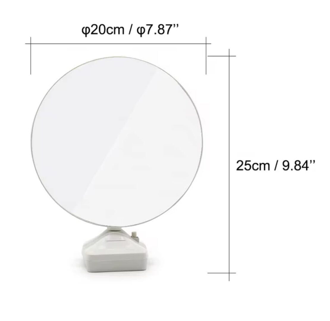 Cadre miroir veilleuse magique LED 3 en 1 pour sublimation – Personnalisable – Décoration personnalisable – Image 3