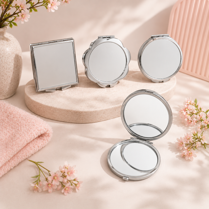 Miroir de poche pour sublimation – Accessoire personnalisable