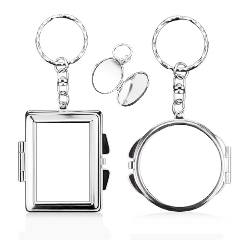 Miroir Porte-Clé Personnalisable pour Sublimation