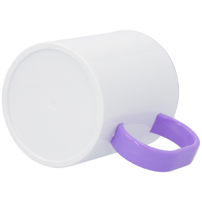 Mug Polymère 11oz Intérieur & Anse Colorés – Tasse Légère Spécial Sublimation | Incassable & Haute Définition – Image 3