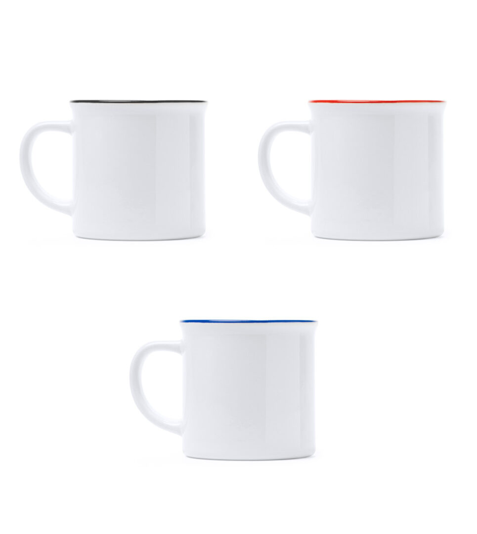 Mug / tasse céramique 300 ml avec liseret – Personnalisable par sublimation