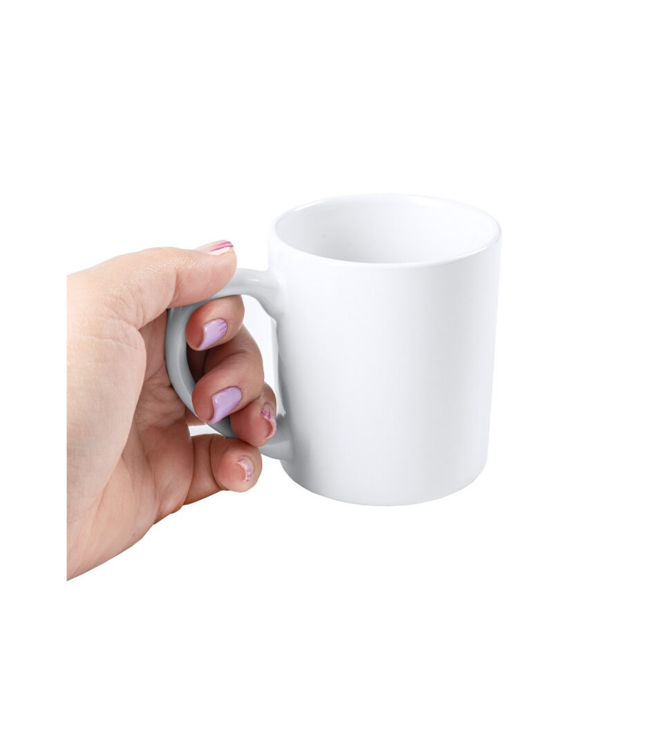 Petit mug sublimation 250 ml en céramique blanche