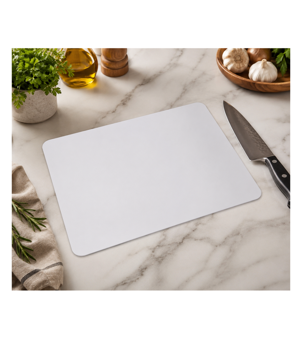 Planche de cuisine polymère sublimation recto verso – Support personnalisable haute qualité