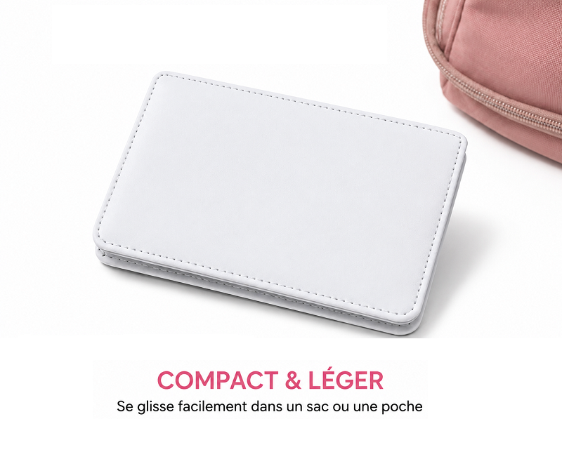 Porte-cartes avec fenêtre transparente pour sublimation – Blanc – Personnalisable – Image 2