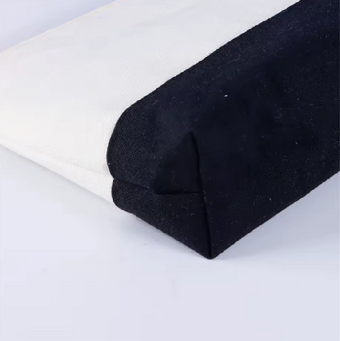 Trousse / Pochette Blanc et Noir & Beige – Personnalisable par Sublimation – Image 3
