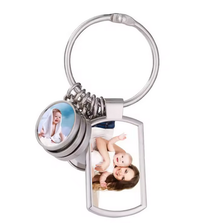 Porte-clés multiple 7 breloques – Personnalisable par sublimation – Image 3