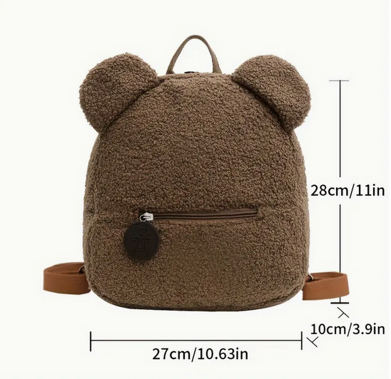 Sac à dos ourson polaire – Doux, léger et idéal enfant – Image 2