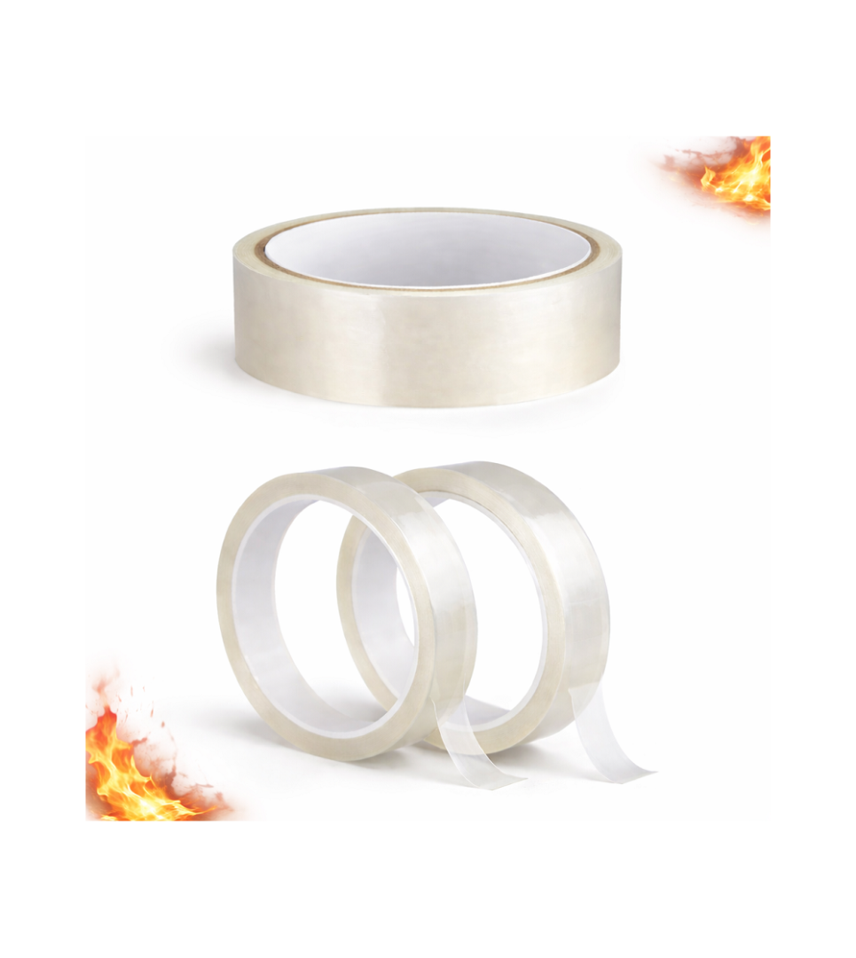 Scotch transparent haute température – Ruban adhésif thermique pour sublimation et flocage