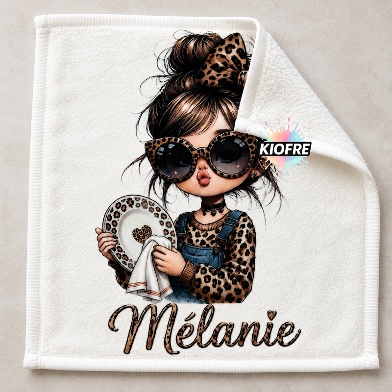 Serviette / Torchon / Lange en Éponge et Microfibre Douce pour Sublimation – Image 2