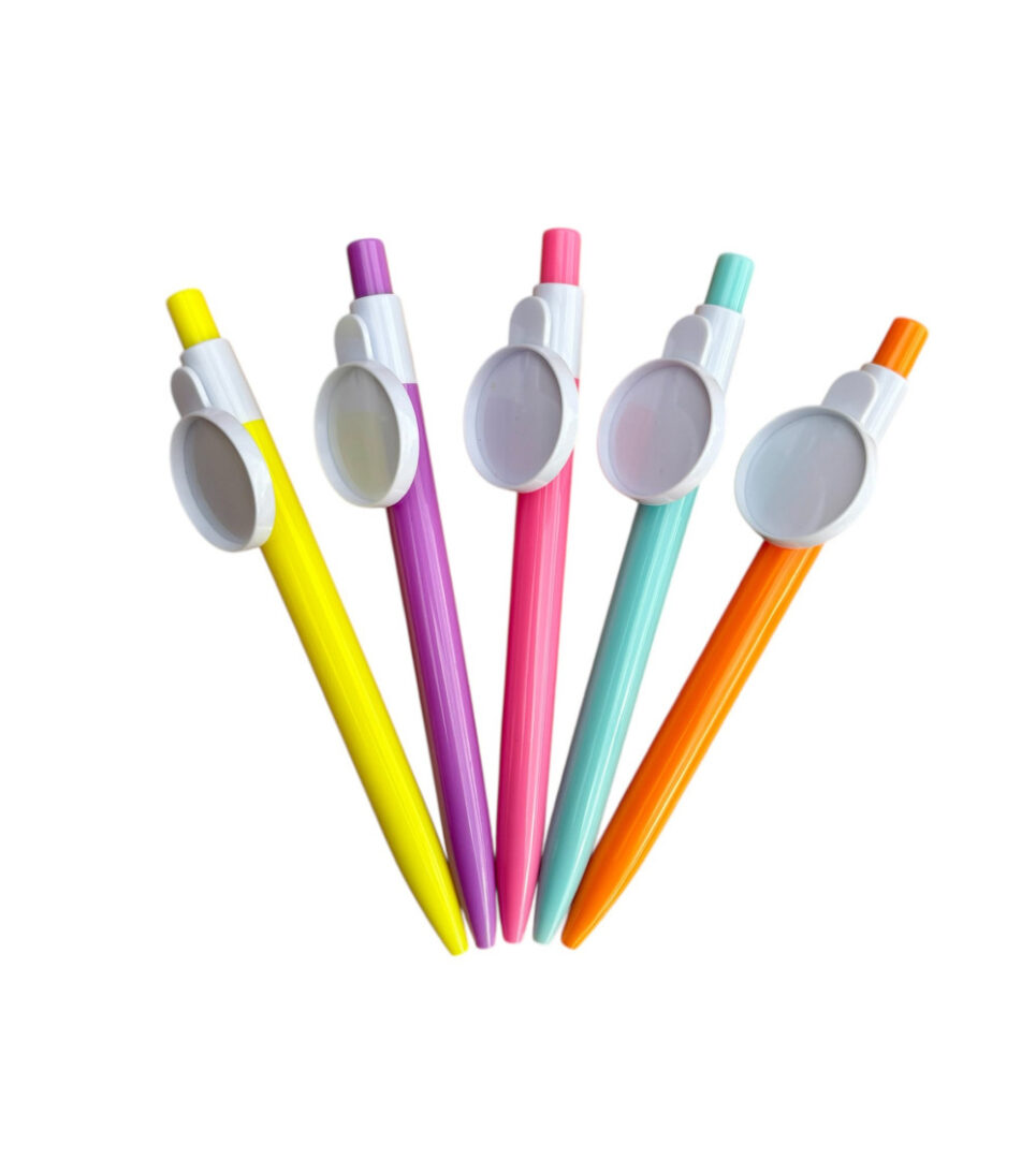 Stylo Couleur Cabochon à Personnaliser – Sublimation – Image 2