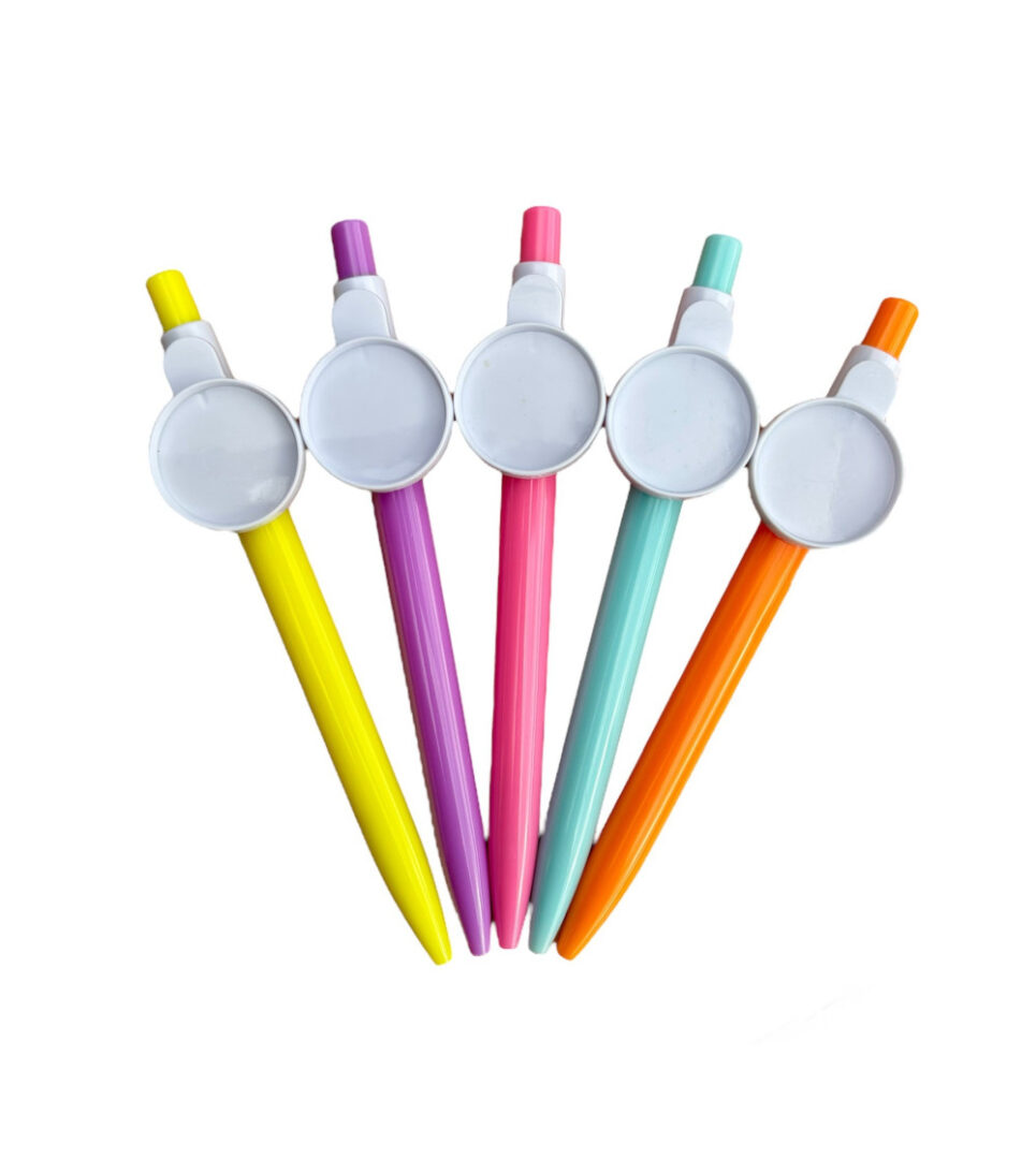 Stylo Couleur Cabochon à Personnaliser – Sublimation