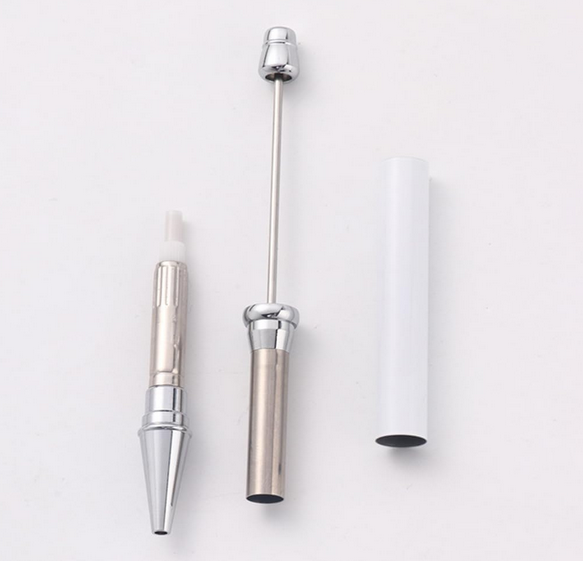 Stylo Blanc pour Enfiler des Perles – Personnalisable Sublimation – Image 2