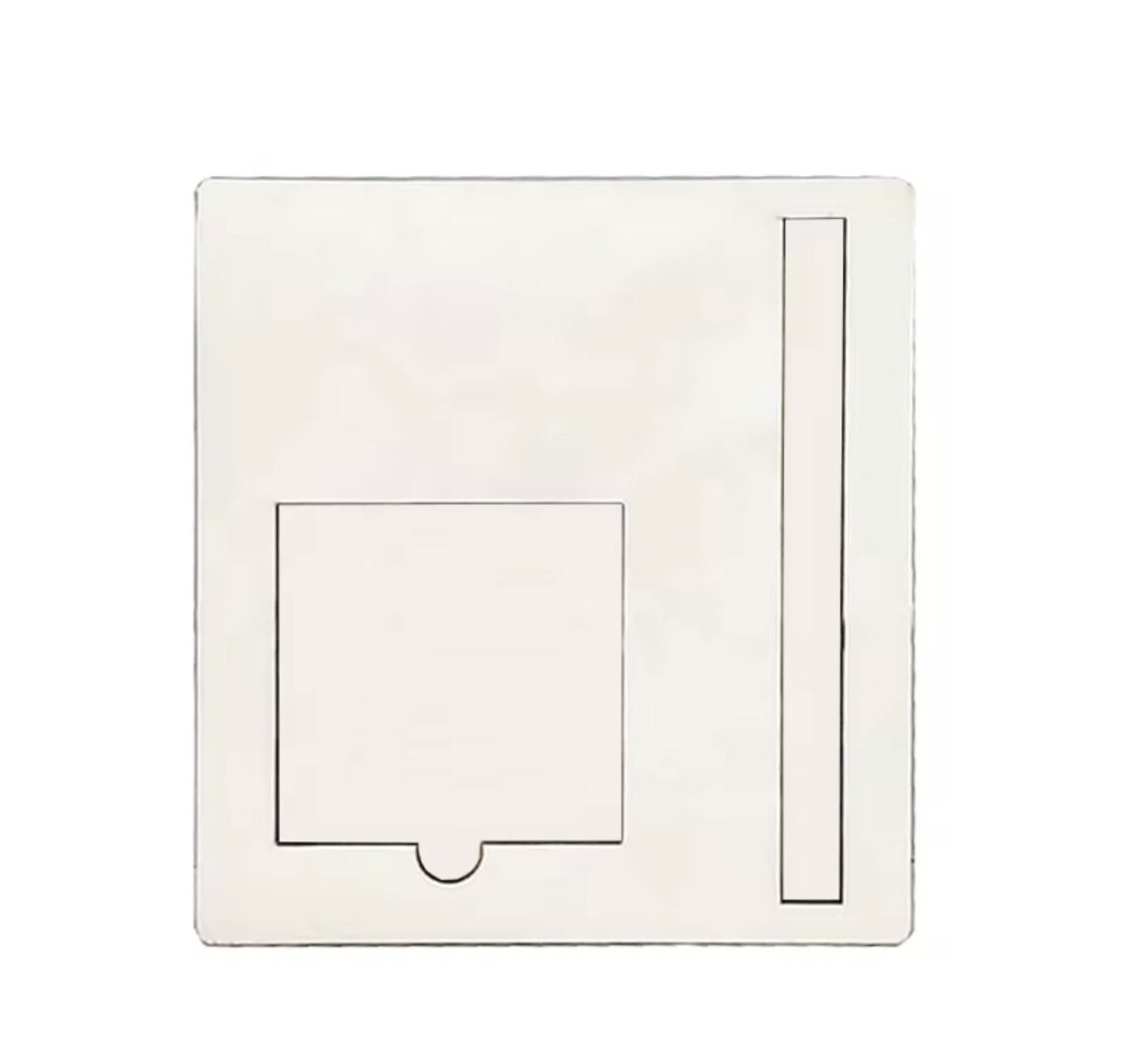 Support bureau pour Post-it et stylo en MDF personnalisable – plaque sublimation – Image 6