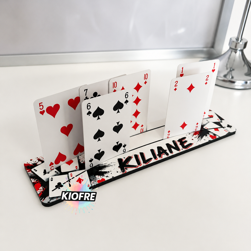 Support jeu de cartes en MDF pour sublimation – 27 x 7 cm – Image 2