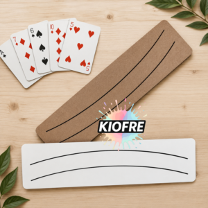 Support jeu de cartes en MDF pour sublimation – 27 x 7 cm