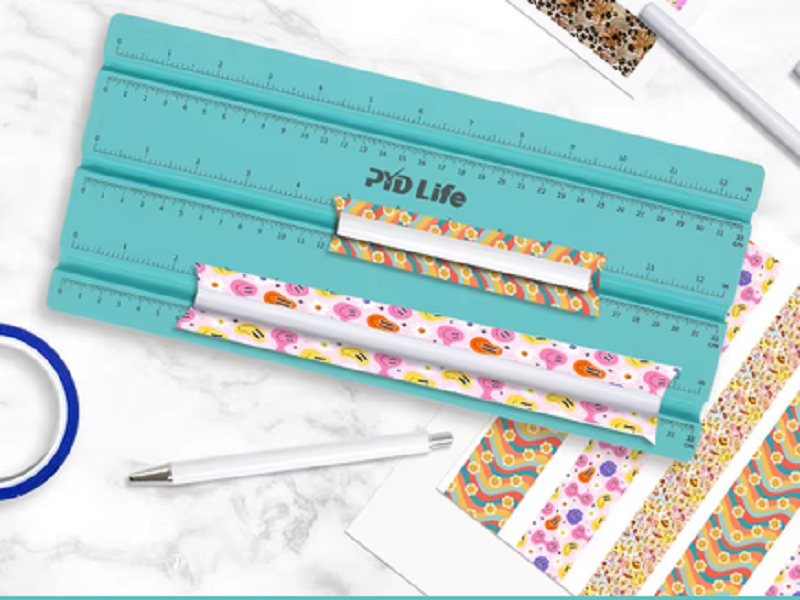 Support à stylo et paille pour sublimation – Guide d'alignement 3 en 1 – Image 2