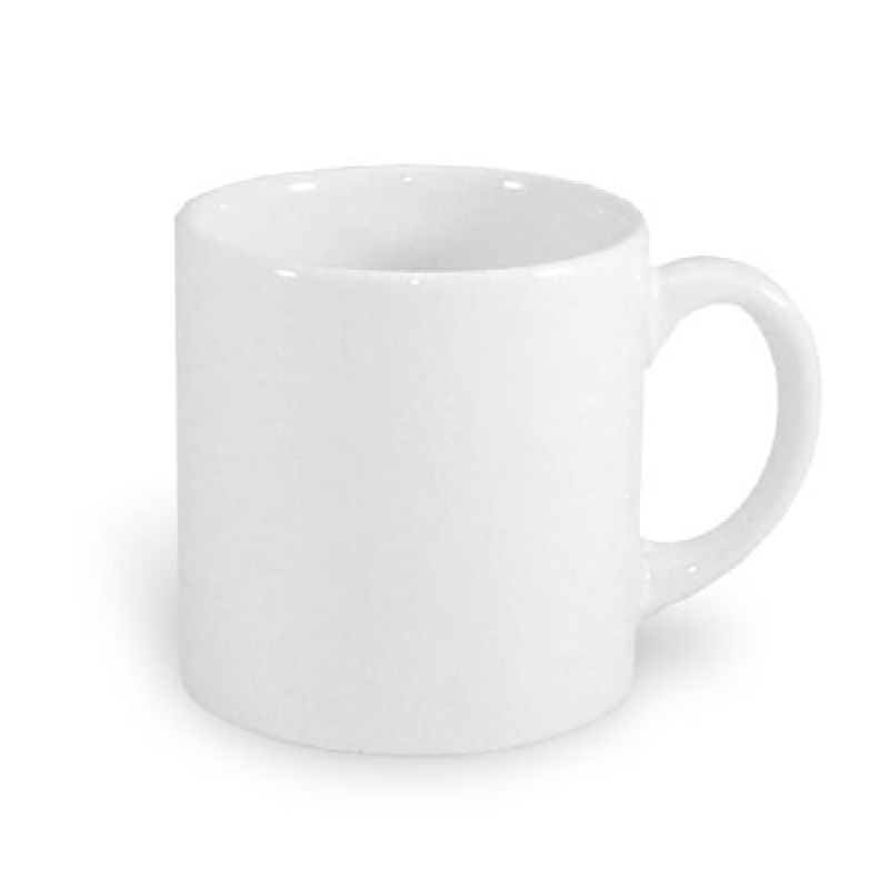 Tasse expresso blanche 150 ml en céramique – Revêtement spécial sublimation