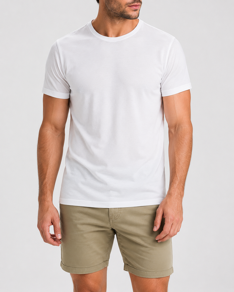 Tee-shirt Adulte Blanc Polyester Toucher Coton 150 g/m² – Spécial Sublimation