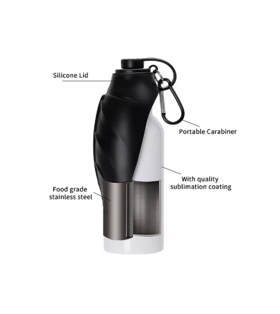 Thermos abreuvoir 600 ml (20 oz) pour animaux en acier inoxydable pour sublimation – Image 3