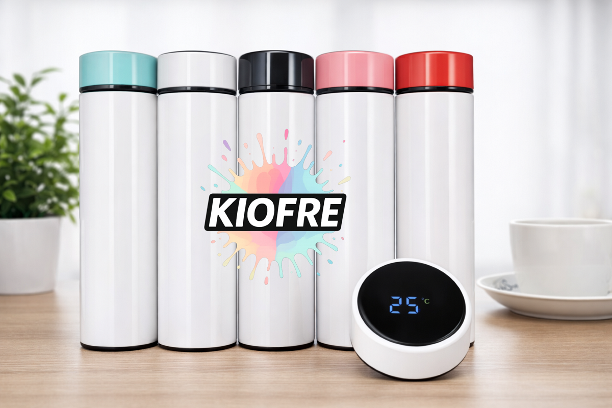 Thermos isotherme 500 ml avec capteur de température sublimation