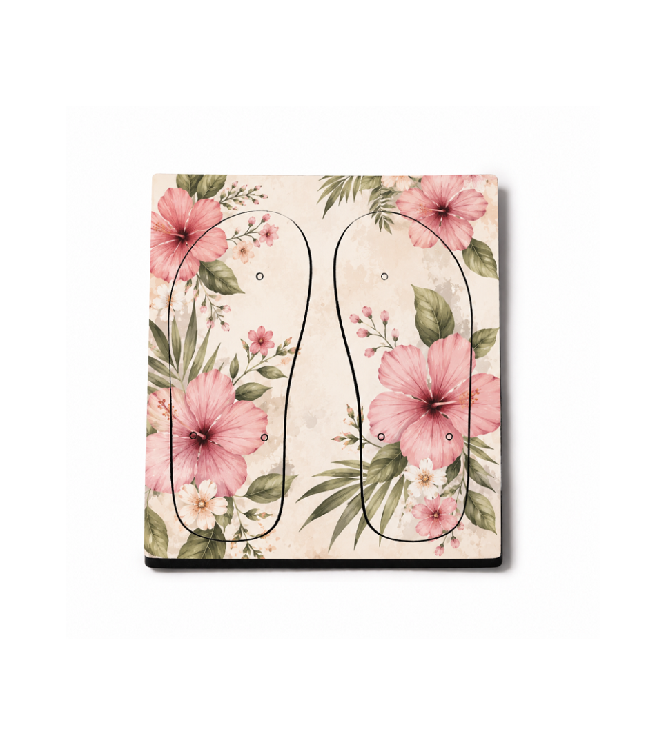 Tongs blanches adulte pour sublimation personnalisable – Semelle confortable en PE – Image 3