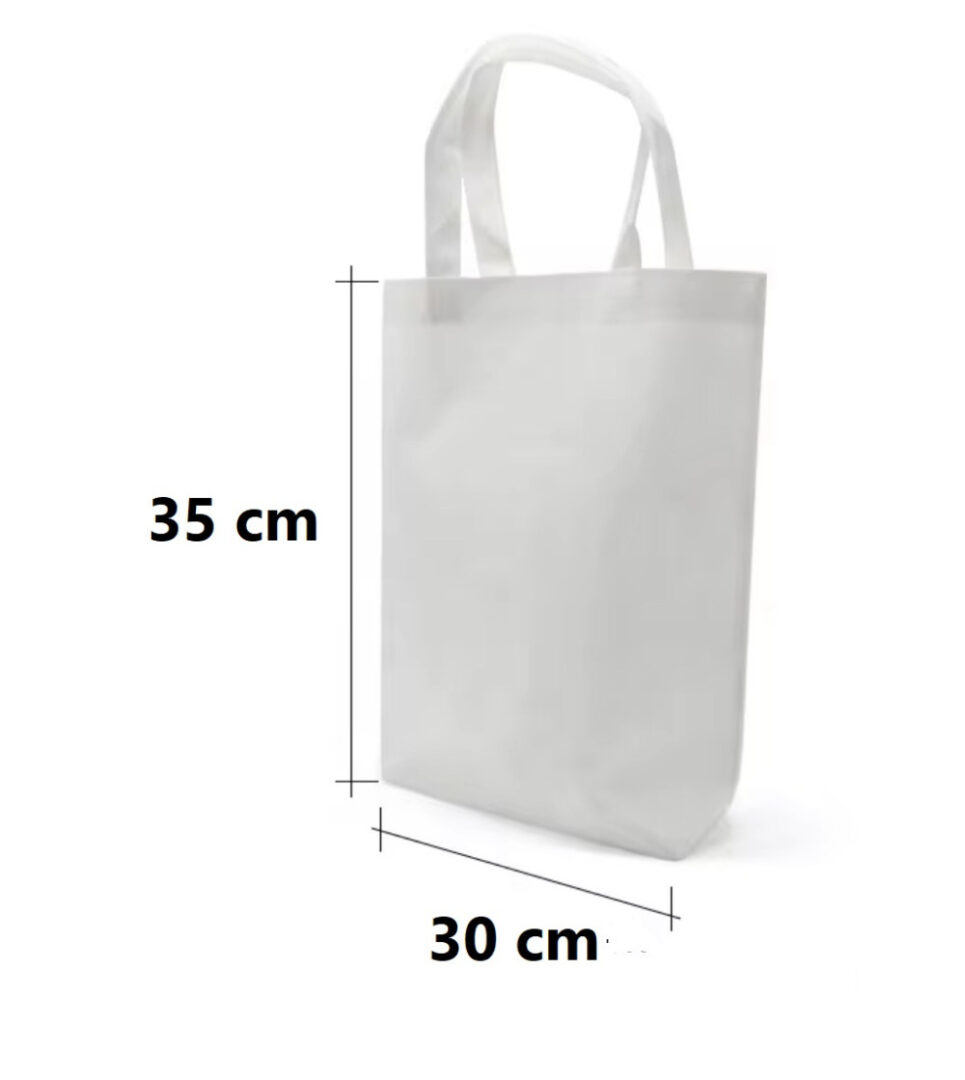Tote bag blanc personnalisable – Sac shopping pour sublimation – Image 2