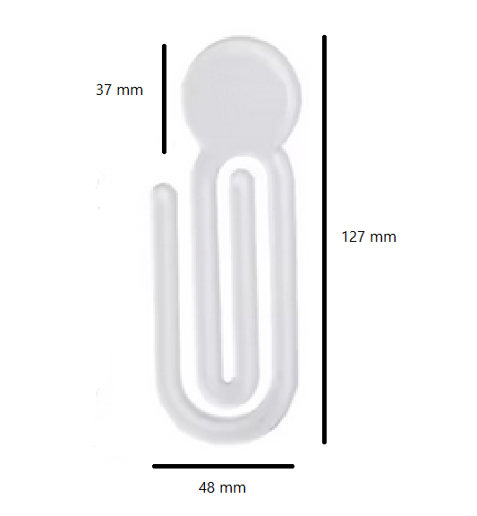 Trombone 127 x 48 mm en acrylique pour sublimation – Image 2