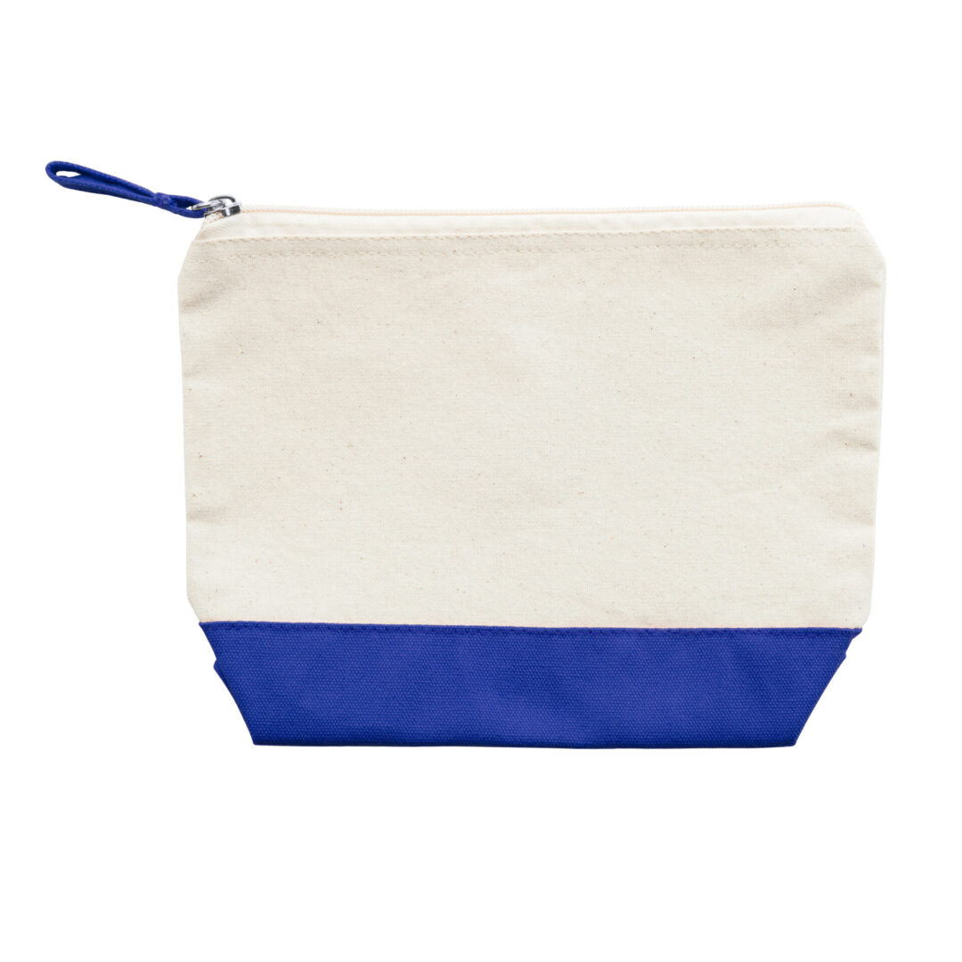 Trousse / pochette coton bicolore – Personnalisable – Image 5