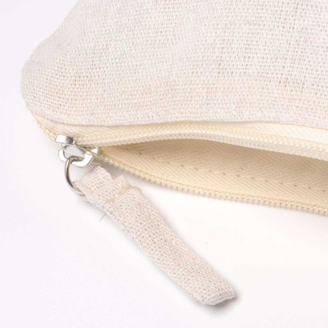 Trousse / Pochette beige – Personnalisable par sublimation – Image 2