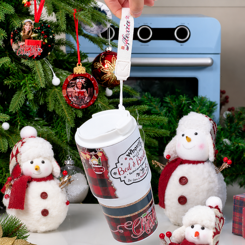 Tumbler 20 oz (600 ml) pour sublimation avec dragonne – Acier inoxydable 304