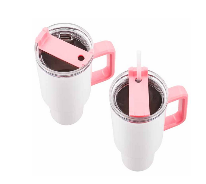 Tumbler 40 oz (1200 ml) avec poignée – Spécial Sublimation – Style Stanley – Inox Double Paroi – Image 2