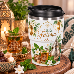 Mini thermos 6 oz – 180 ml en acier inoxydable à personnaliser par sublimation
