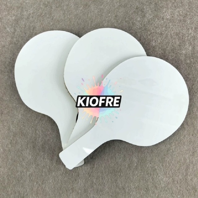 Raquette de ping-pong en MDF à sublimer – Blanc & noir – Exclusivité KIOFRE – Image 5