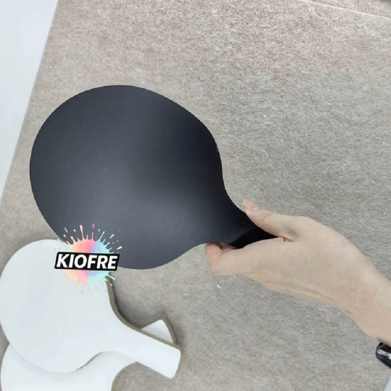 Raquette de ping-pong en MDF à sublimer – Blanc & noir – Exclusivité KIOFRE – Image 4